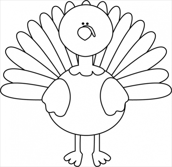 turkey-clipart-black-and-white