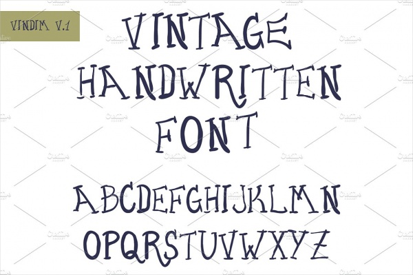 Vintage Handwriting Font