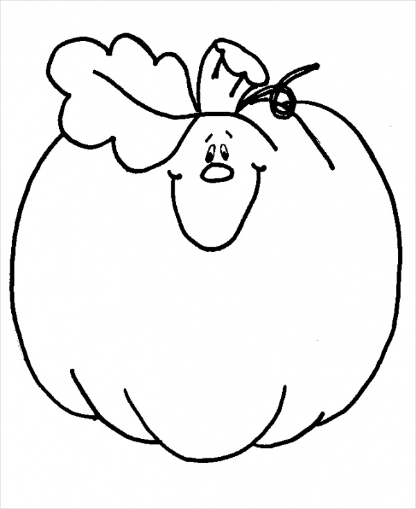 Thanksgiving Pumpkin Coloring page