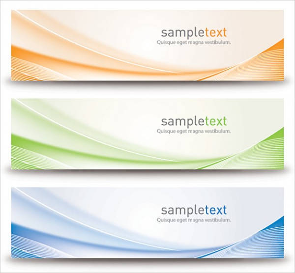 Abstract Banner Vector