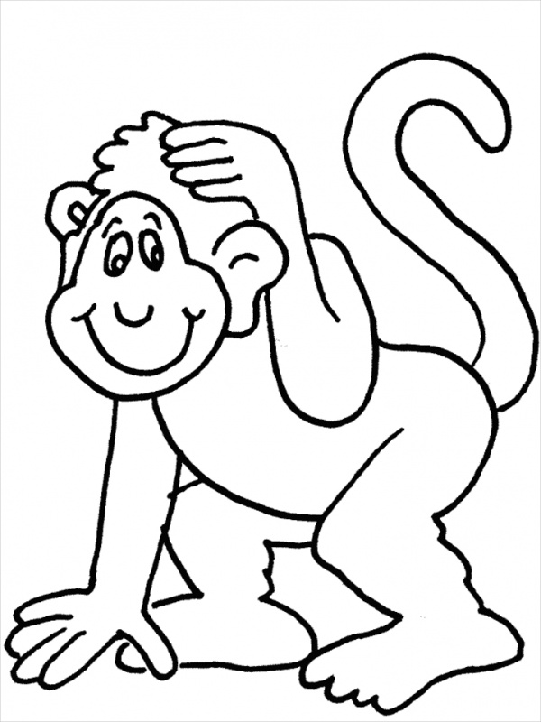 Animal Coloring Page For Girls