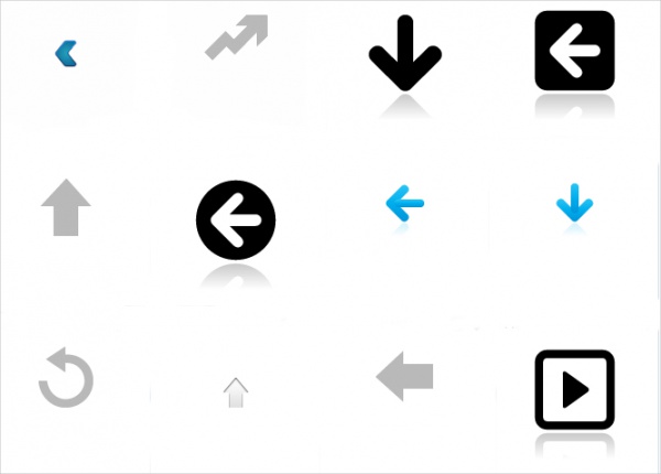 Arrow Transparent Icons