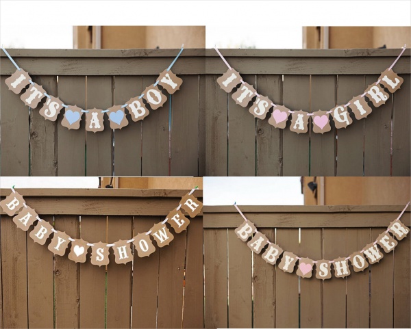 Baby Shower Party Banner