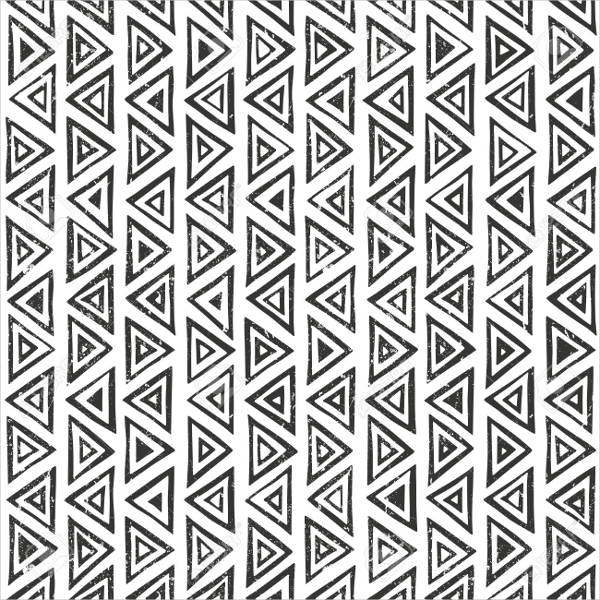 Black and White Triangle Pattern