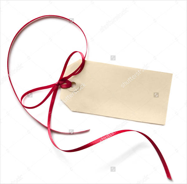 Blank Gift Tag