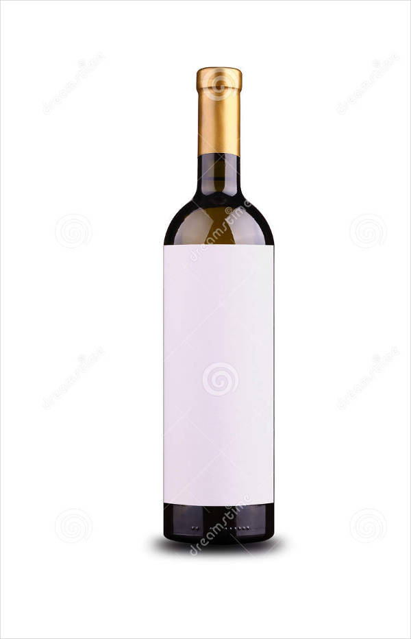 Blank Wine Label