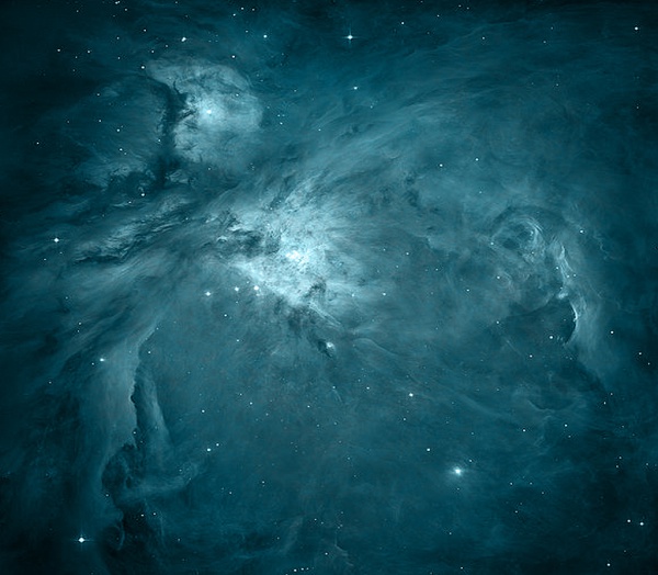 Blue Space Background Texture