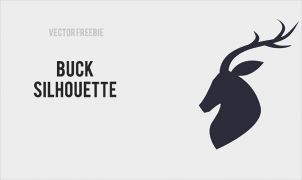 Buck vector Silhouette
