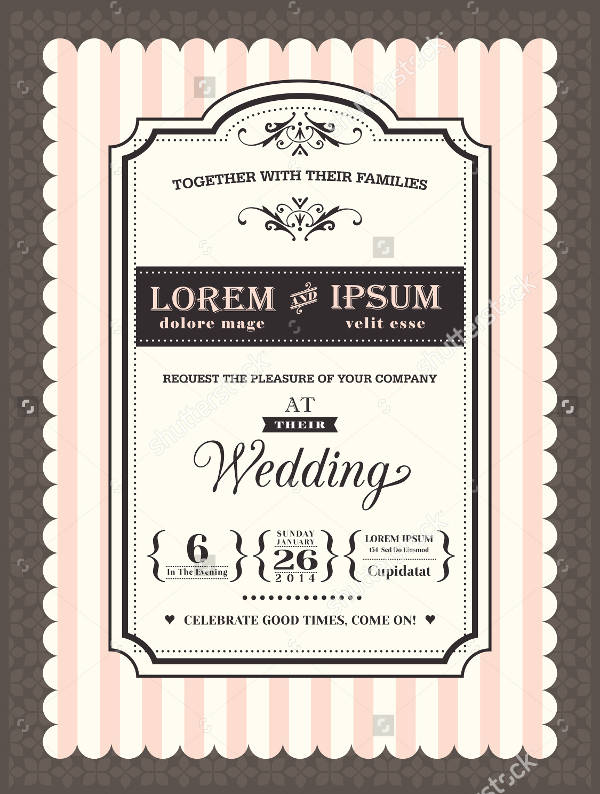 Cheap Personalized Wedding Invitation