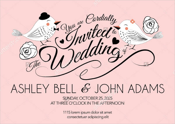 Cheap Pocket Wedding Invitation