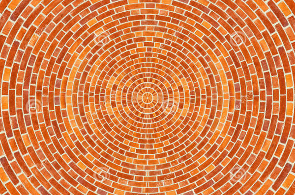 Circular Brick Pattern