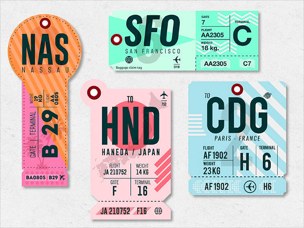 Collection of Bag Tags