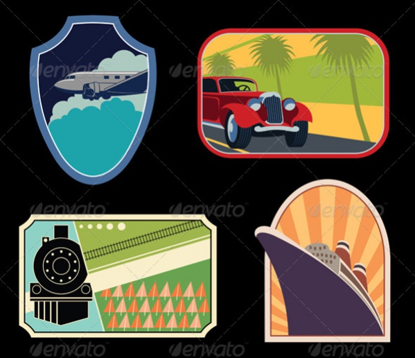 Collection of Luggage Label