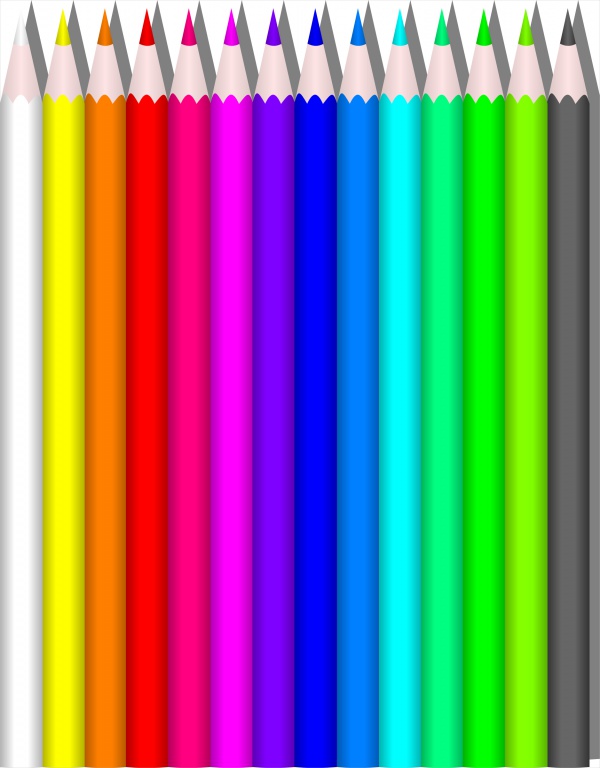 Colored Pencils Clipart