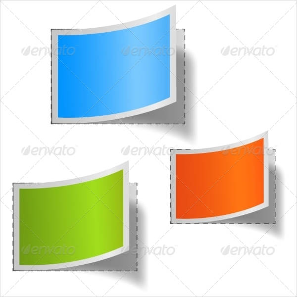 Colorful Blank LAbels