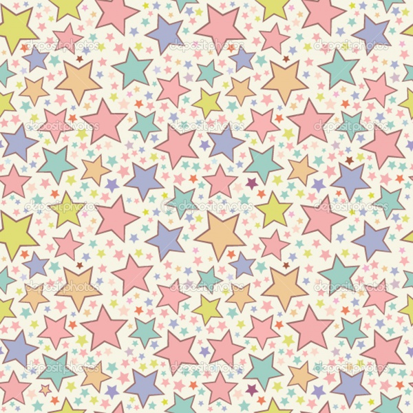 Colorful Stars Seamless Pattern
