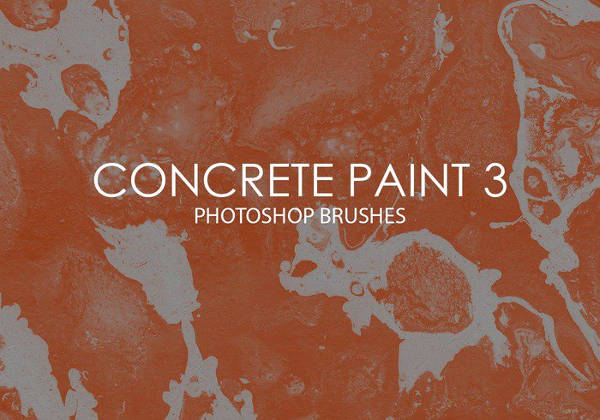 Concrete Paint Photoshop Brushes