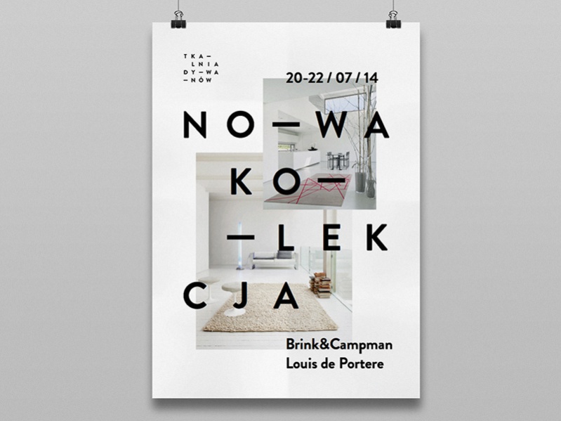 Contemporary Typography Promo Poster