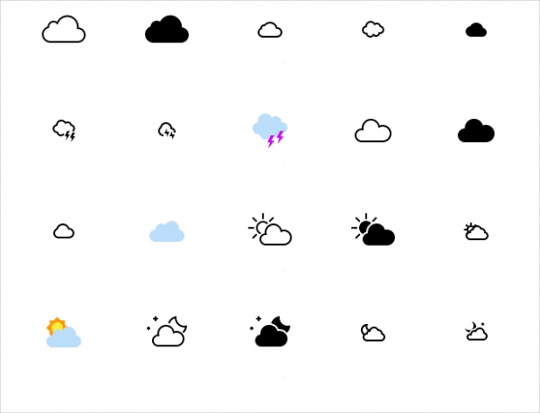 Different Weather Icons