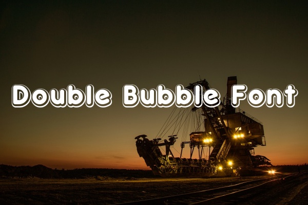 Double Bubble Font