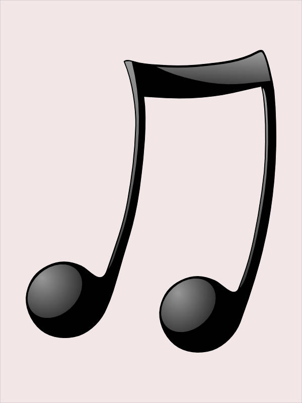 Double Note Music Clipart