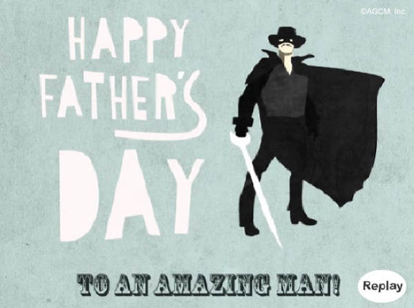 Editable Fathers Day card