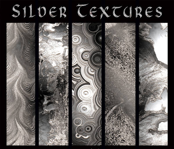 Editable Silver Textures Pack