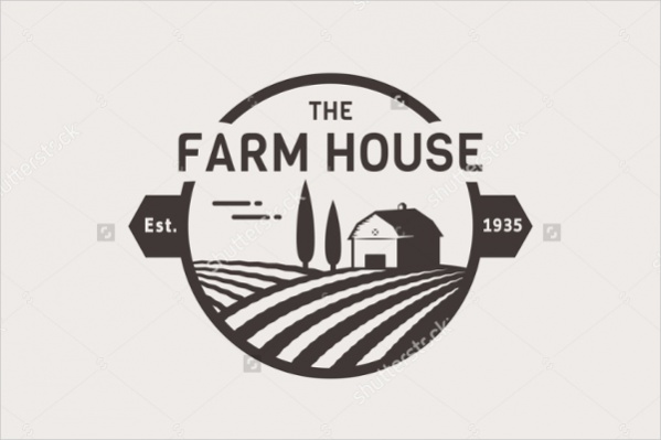 Simple Farm Logo Design