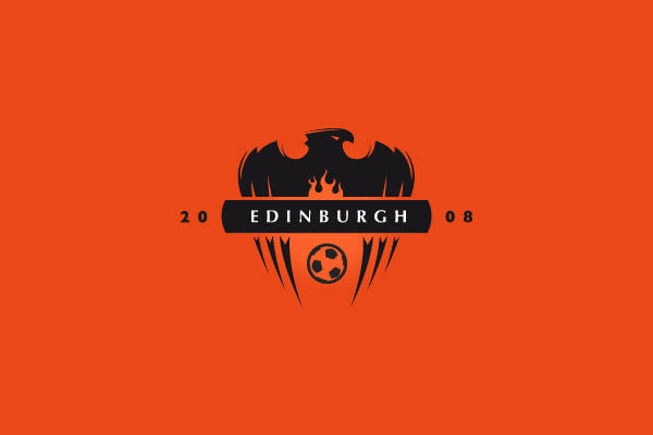 Flaming Eagles Football Logo