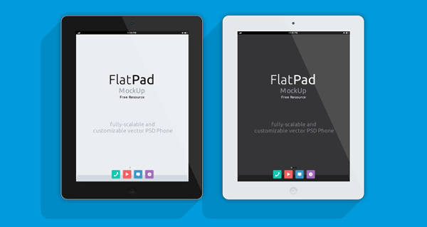 Flat iPad Mockup