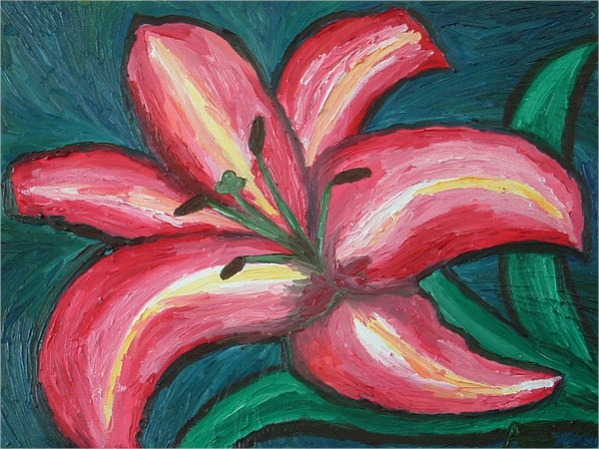 Flower Painting For Free