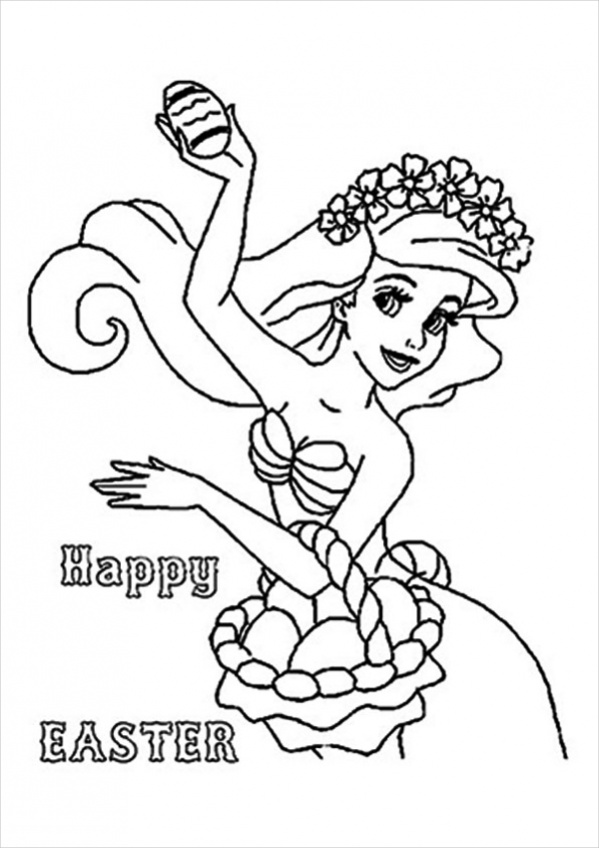Free Disney Easter Coloring Page