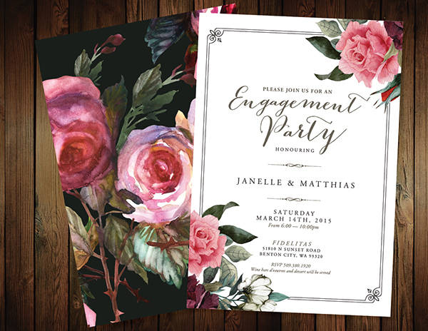 Free Engagement Party Invitation