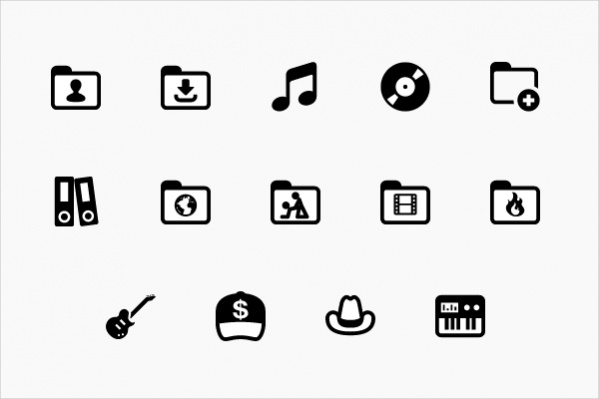 Free Music Folder Icons