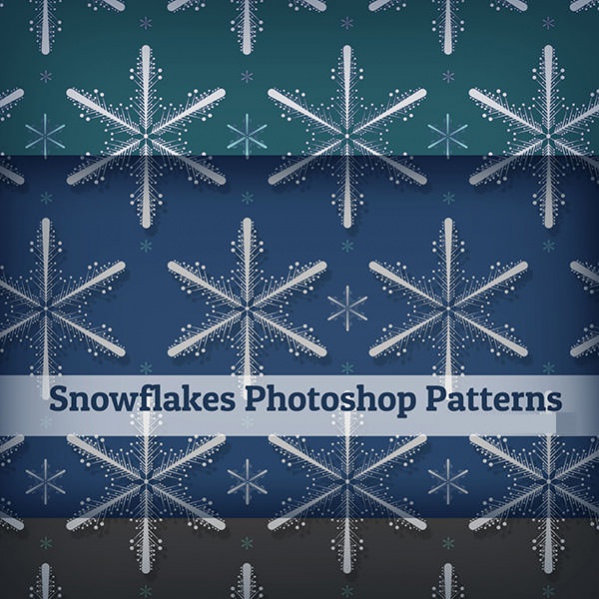 Free Snowflake Photoshop Patterns