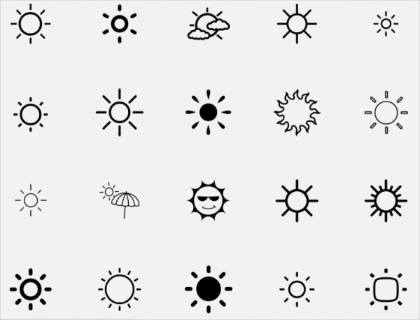 Free Sunny Weather Icons