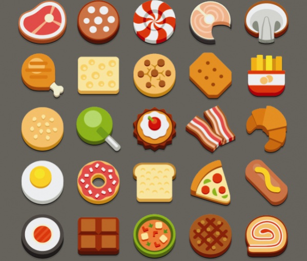 Free Vector Food Icons