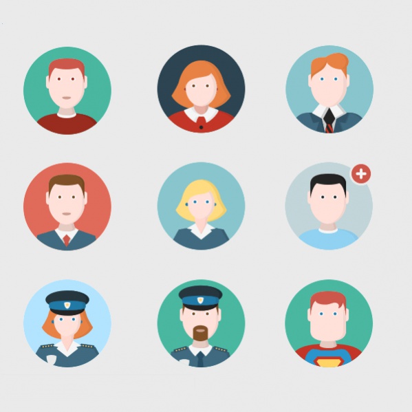 Free Vector People Icons