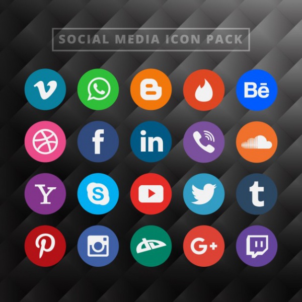 free social media svg icons