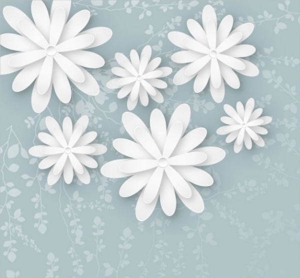 Free White Flower Background