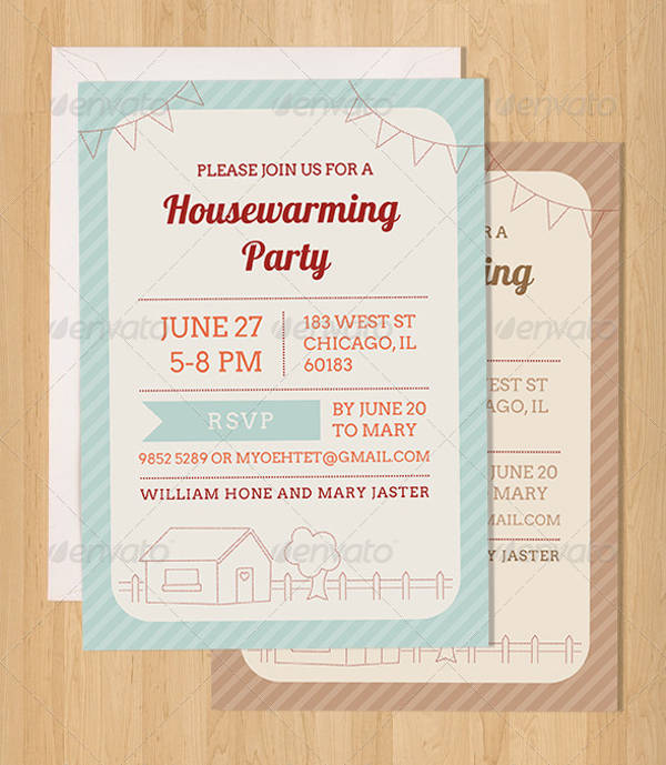 Fully Editable Housewarming Party Invitation