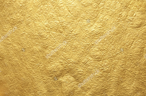 Gold Wrinkled Paper Texture