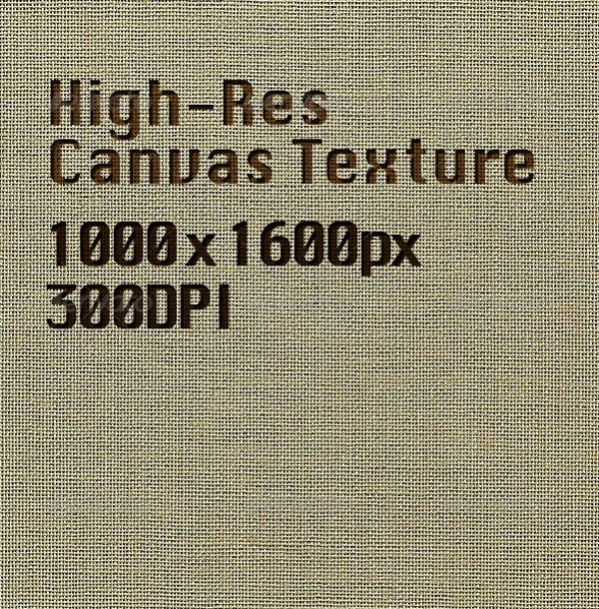 High-Res Canvas Texture