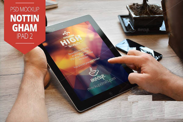 High Resolution iPad Mockup