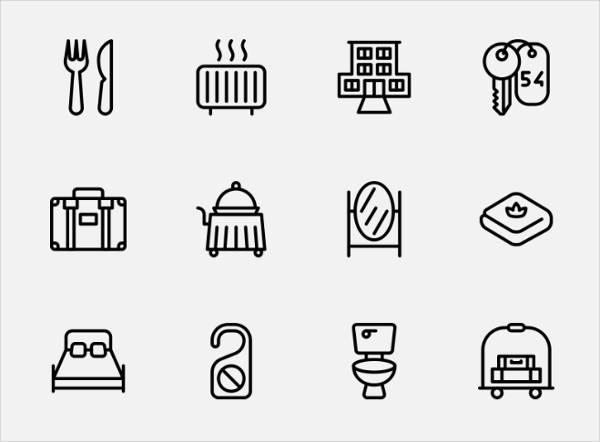 FREE 20+ Hotel Icons in SVG | PNG | PSD | Vector EPS | AI