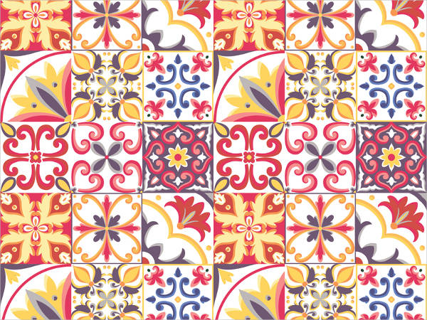 Italian tile pattern