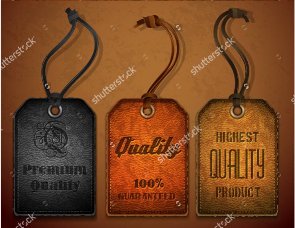 Leather Hang Tag