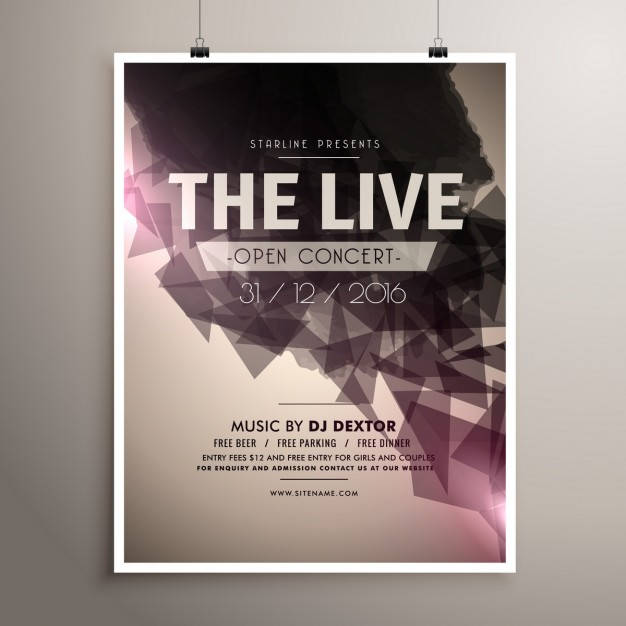 Live Concert Poster