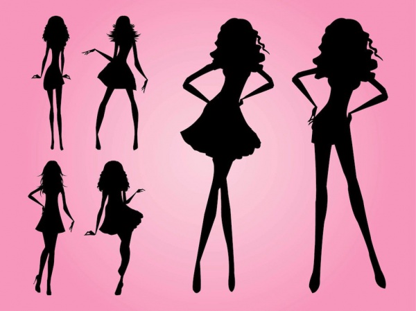 Modern Silhouettes vector