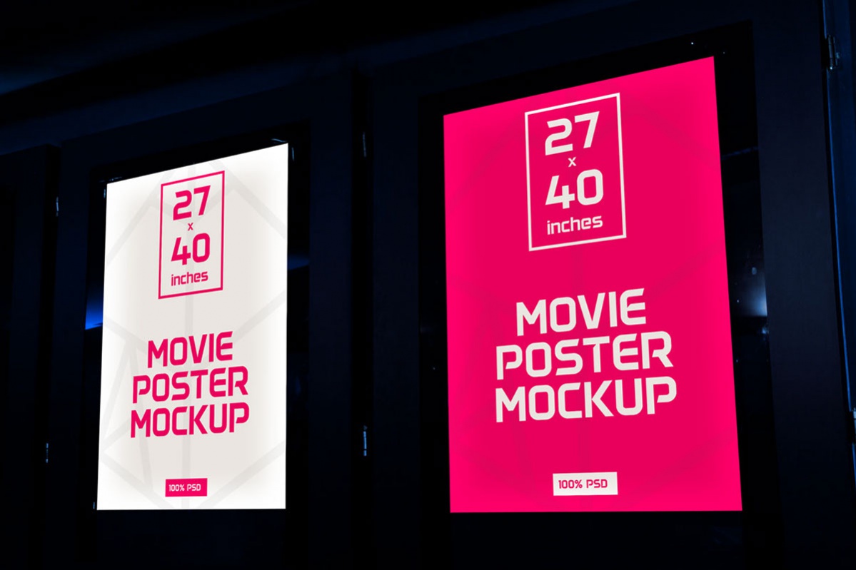 Download FREE 20+ Poster Mockups in PSD | InDesign | AI | Vector EPS | AI